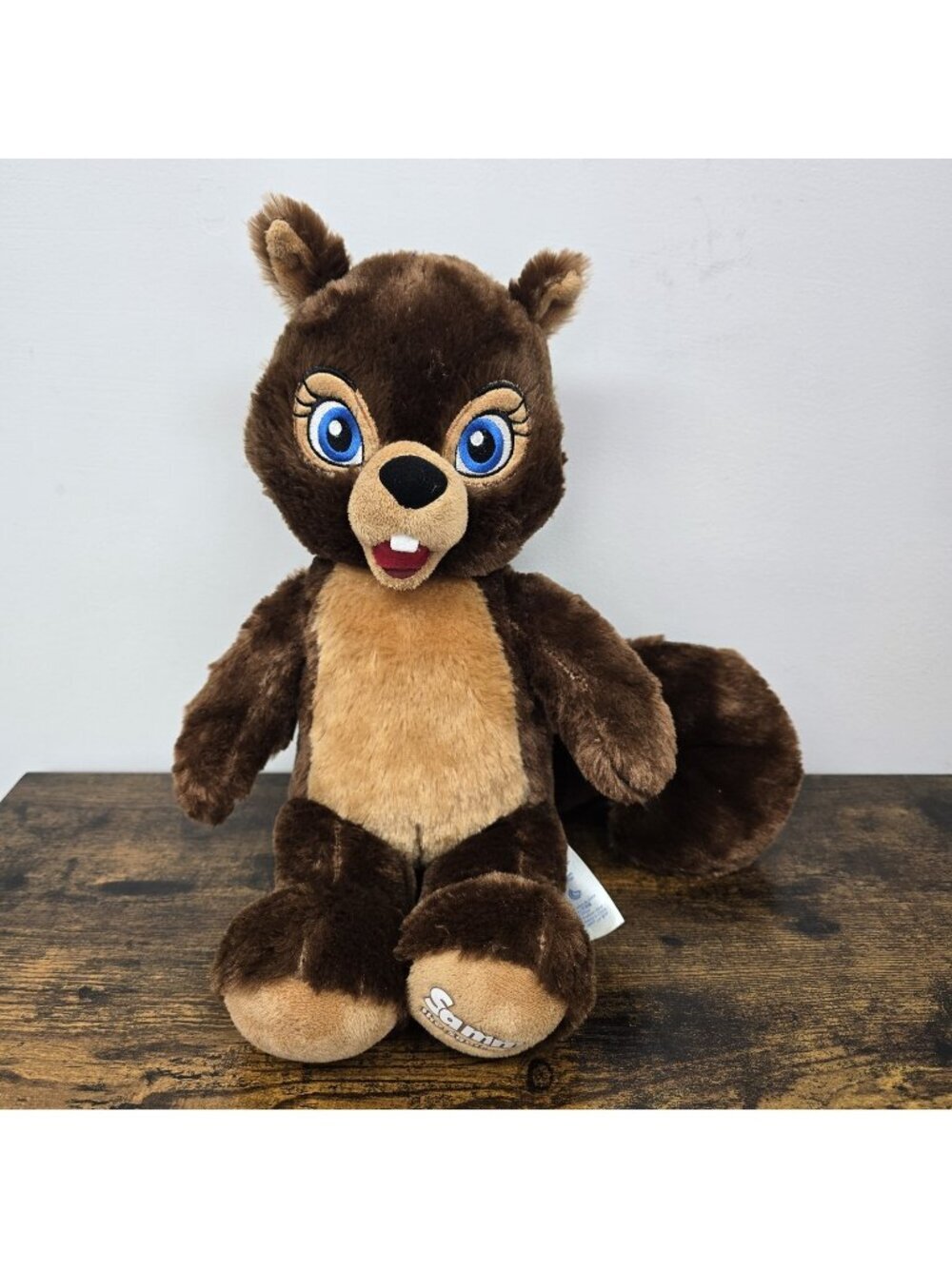 Build A Bear BAB Sammy the Squirrel Brown 16" Plush Stuffed Animal Toy